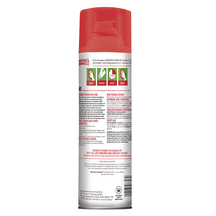 Nature's miracle advanced stain and odor eliminator foam sales